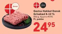 SPAR Gestus Hakket Dansk Grisekød 8-12 % tilbud