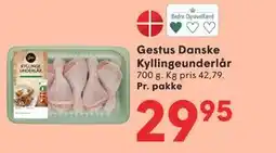 SPAR Gestus Danske Kyllingeunderlår tilbud