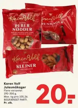 SPAR Karen Volf Julesmåkager tilbud