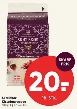 SPAR Skælskør Kirsebærsauce tilbud