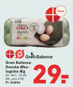 SPAR Grøn Balance Danske Økologiske Æg tilbud