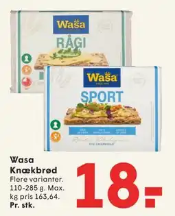 SPAR Wasa Knækbrød tilbud