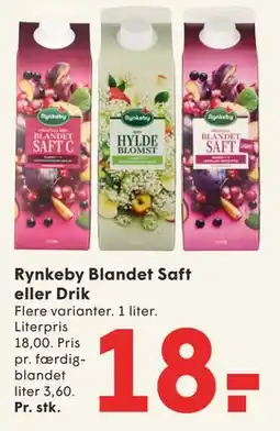 SPAR Rynkeby Blandet Saft eller Drik tilbud