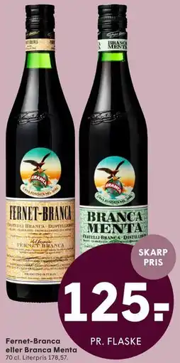 SPAR Fernet-Branca eller Branca Menta tilbud