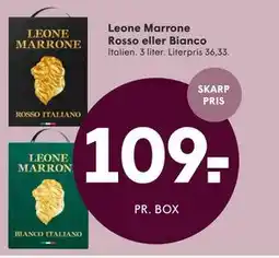 SPAR Leone Marrone Rosso eller Bianco tilbud