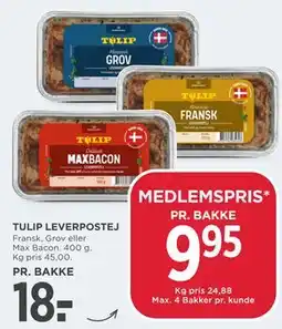 MENY TULIP LEVERPOSTEJ tilbud