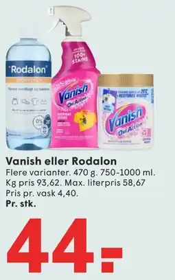 SPAR Vanish eller Rodalon tilbud