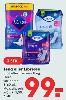 SPAR Tena eller Libresse tilbud