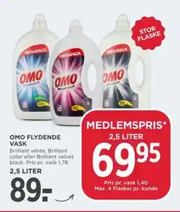 MENY OMO FLYDENDE VASK tilbud