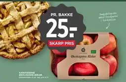 MENY AARSTIDERNE ØKOLOGISKE ÆBLER tilbud