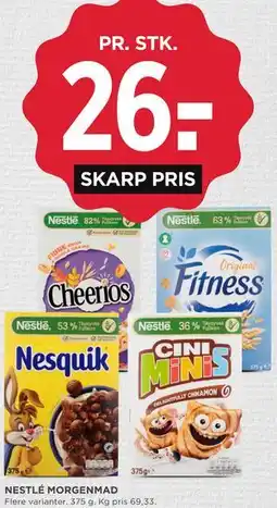 MENY NESTLÉ MORGENMAD tilbud