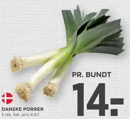 MENY DANSKE PORRER tilbud