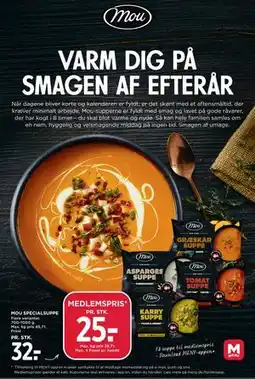 MENY MOU SPECIALSUPPE tilbud