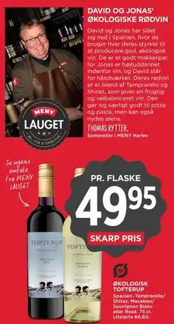 MENY ØKOLOGISK TOFTERUP tilbud