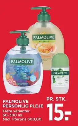MENY PALMOLIVE PERSONLIG PLEJE tilbud