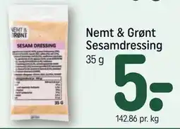 REMA 1000 Nemt & Grønt Sesamdressing tilbud