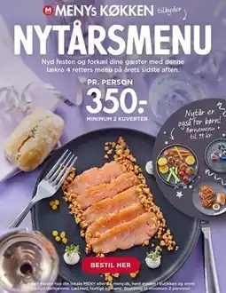 MENY NYTÅRSMENU tilbud