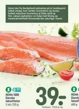 REMA 1000 REMA 1000 Danske laksefileter tilbud