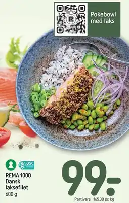 REMA 1000 REMA 1000 Dansk laksefilet tilbud