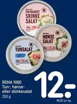 REMA 1000 REMA 1000 Tun-, hønse- eller skinkesalat tilbud