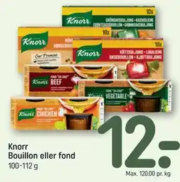 REMA 1000 Knorr Bouillon eller fond tilbud