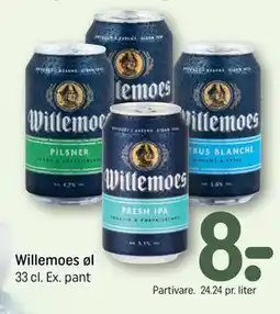 REMA 1000 Willemoes øl tilbud