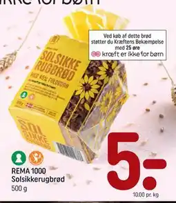 REMA 1000 REMA 1000 Solsikkerugbrød tilbud