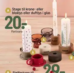 REMA 1000 Stage til krone- eller bloklys eller duftlys i glas tilbud