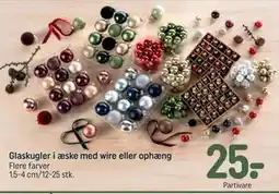 REMA 1000 Glaskugler i æske med wire eller ophæng tilbud