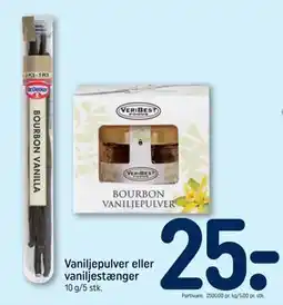REMA 1000 Vaniljepulver eller vaniljestænger tilbud