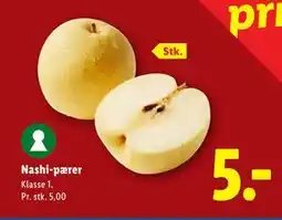 Lidl Nashi-pærer tilbud