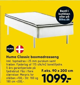 Bilka Huma Classic boxmadrasseng tilbud