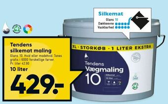 Bilka Tendens silkemat maling tilbud