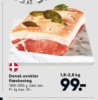 Bilka Dansk ovnklar flæskesteg tilbud