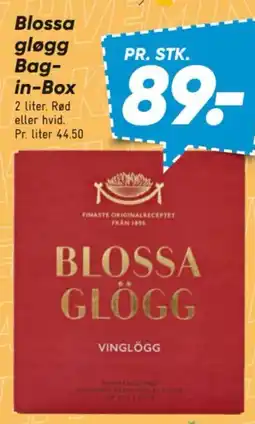 Bilka Blossa gløgg Bag- in-Box tilbud