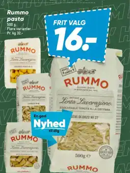 Bilka Rummo pasta tilbud