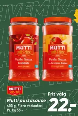 Bilka Mutti pastasauce tilbud