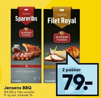 Bilka Jensens BBQ tilbud