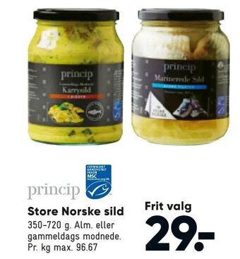 Bilka Store Norske sild tilbud