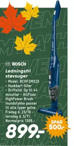 Bilka BOSCH Ledningsfri støvsuger tilbud