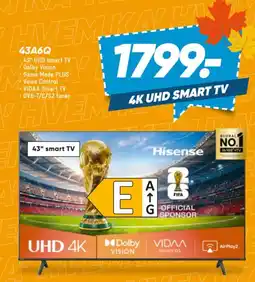 Bilka Hisense 43A6Q tilbud