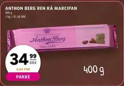 Scandinavian Park ANTHON BERG REN RÅ MARCIPAN tilbud
