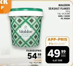 Scandinavian Park MALDON SEASALT FLAKES tilbud