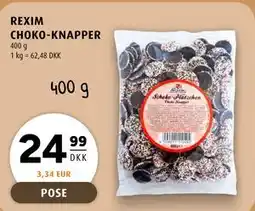 Scandinavian Park REXIM CHOKO-KNAPPER tilbud