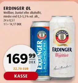 Scandinavian Park ERDINGER ØL tilbud