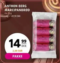 Scandinavian Park ANTHON BERG MARCIPANBRØD tilbud