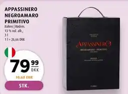Scandinavian Park APPASSINERO NEGROAMARO PRIMITIVO tilbud