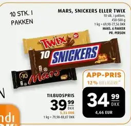 Scandinavian Park MARS, SNICKERS ELLER TWIX tilbud