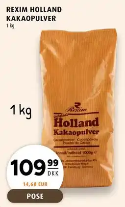 Scandinavian Park REXIM HOLLAND KAKAOPULVER tilbud