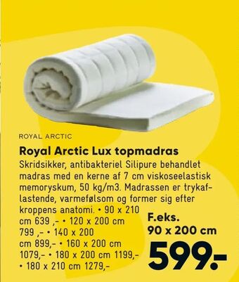 Bilka Royal Arctic Lux topmadras tilbud